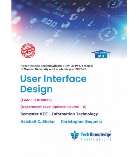 User Interact Design Final year Sem 8 IT Engg Techknowledge Publication
